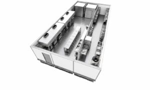 3 Wide Kitchen Facility