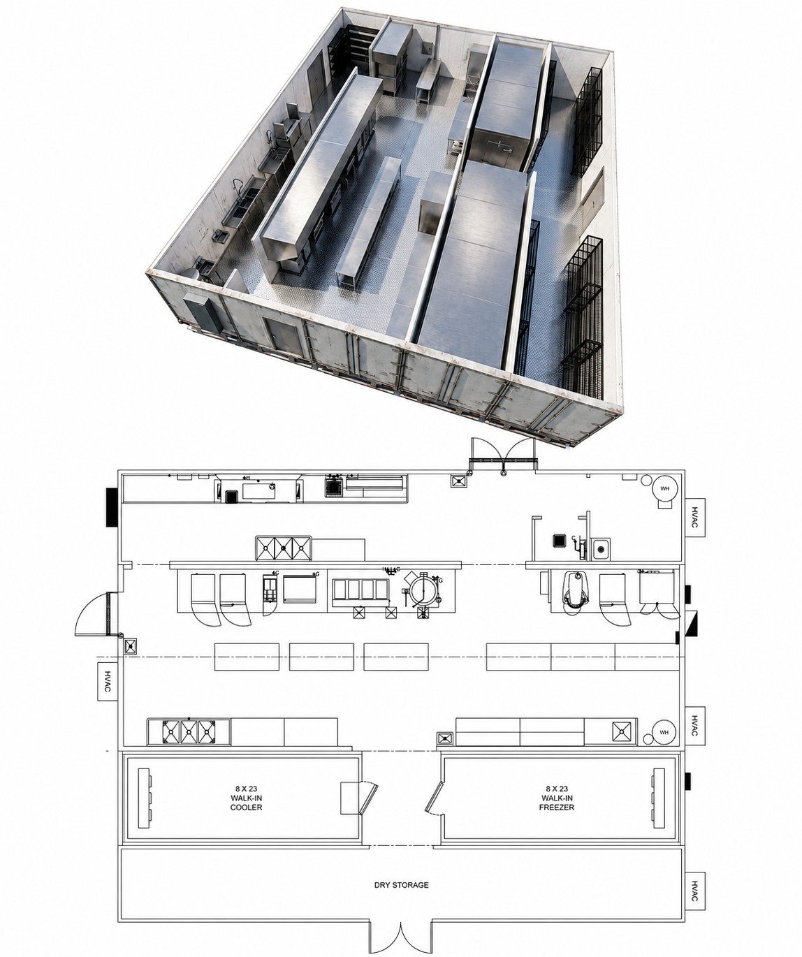 5-Wide Kitchen Facility - Temporary Kitchen