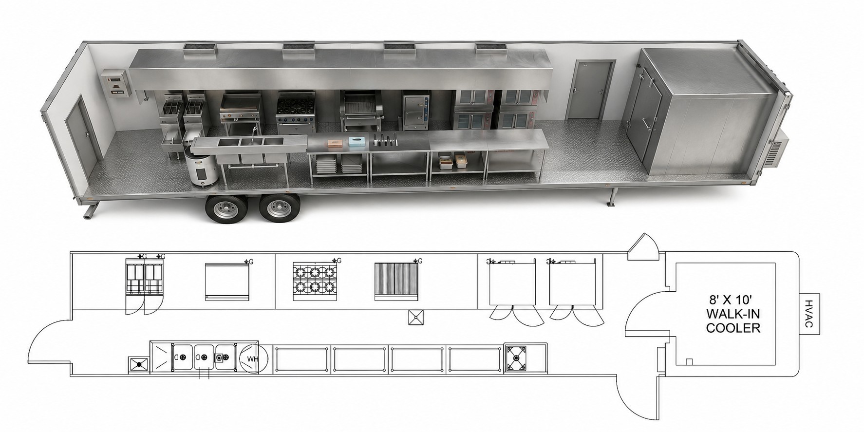 Single Production Kitchen - Temporary Kitchen