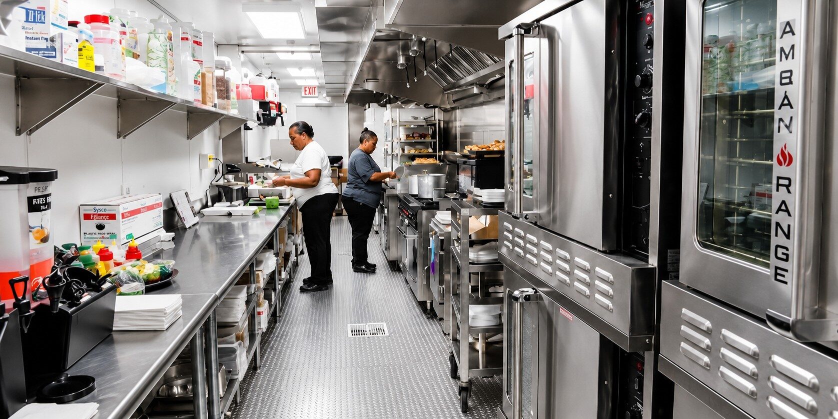 temporary kitchen for K-12 Schools